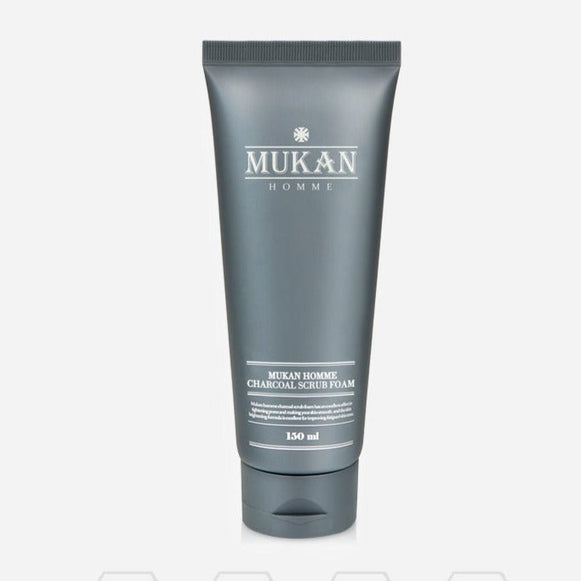 MUKAN Homme Charcoal Scrub Foam 150ml en stock sur Ma Petite Corée