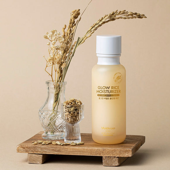 MULDREAM Glow Rice Moisturizer Lotion Rice Water & Vitamin C 110ml disponible sur Ma petite Coree, ton Eshop 100% K-beauty en direct de Seoul