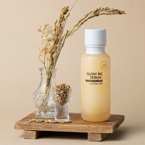 MULDREAM Glow Rice Serum Skin Rice Water & Niacinamide 110ml disponible sur Ma petite Coree, ton Eshop 100% K-beauty en direct de Seoul
