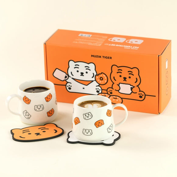 MUZIK TIGER Pattern Mug Cup Set disponible sur Ma petite Coree, ton Eshop 100% K-beauty en direct de Seoul