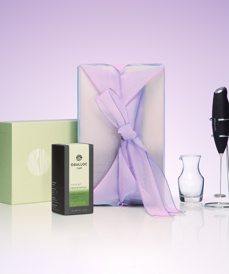 OSULLOC [Limited Edition Bojagi] Matcha Ritual Gift (Black)