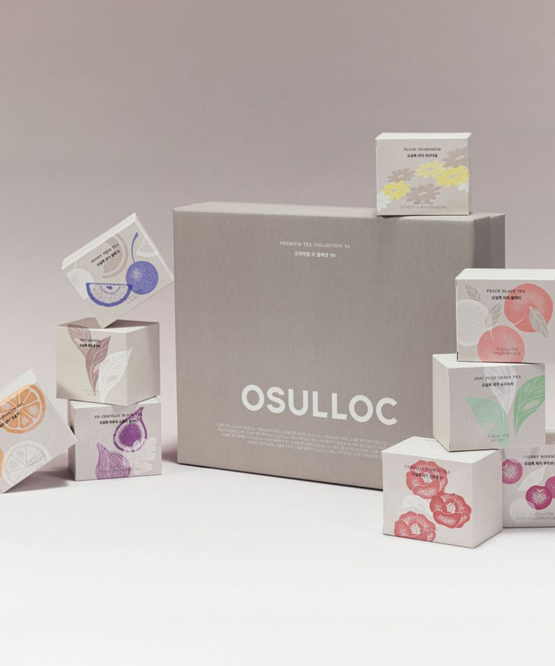 OSULLOC Premium Tea Collection 9 Types, 90 Packs