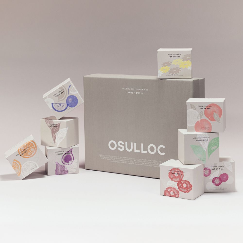 OSULLOC Premium Tea Collection 9 Types, 90 Packs