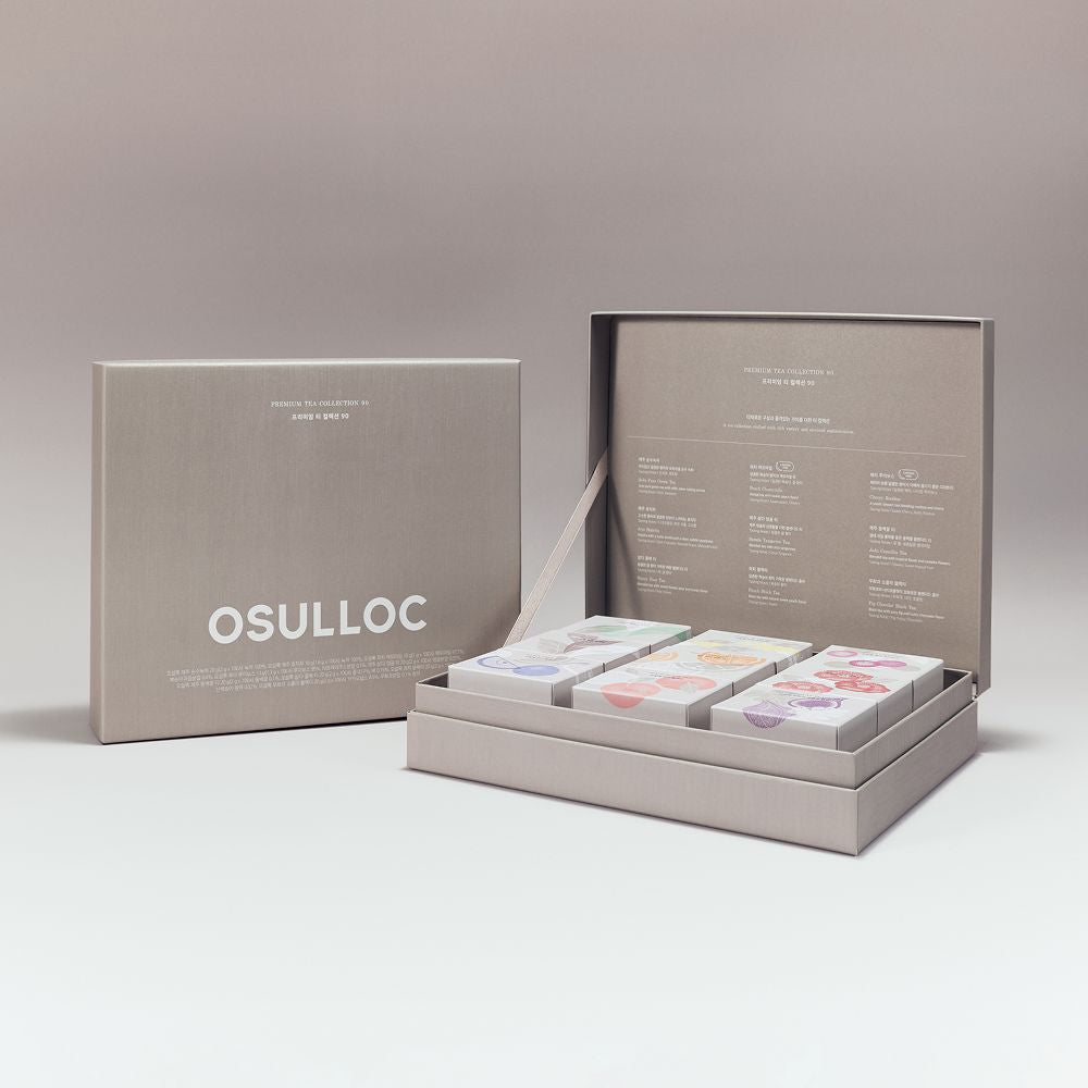 OSULLOC Premium Tea Collection 9 Types, 90 Packs