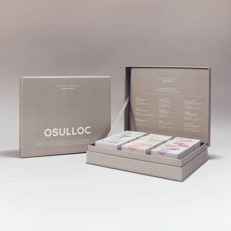 OSULLOC Premium Tea Collection 9 Types, 90 Packs