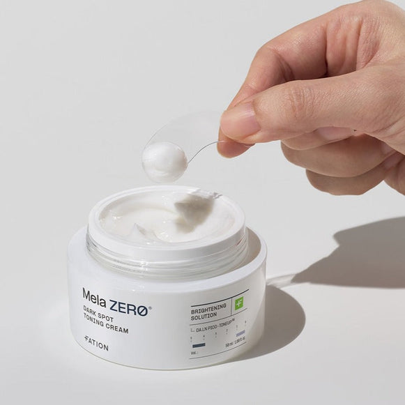 FATION Mela Zero Dark Spot Toning Cream 50ml en stock sur Ma Petite Corée