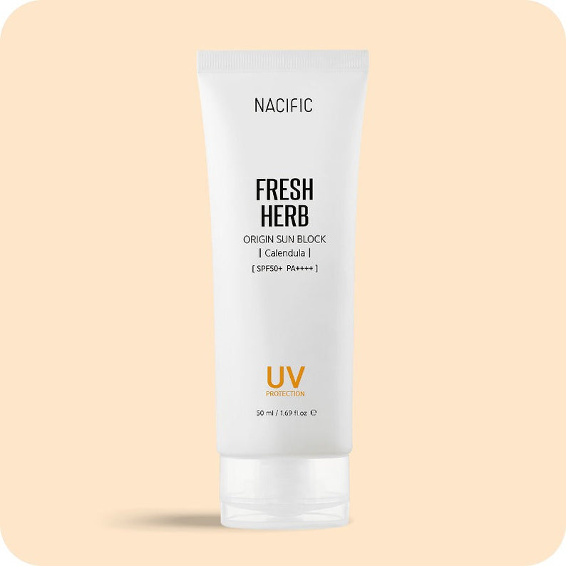 NACIFIC Fresh Herb Origin Sun Block 50ml disponible sur Ma petite Coree, ton Eshop 100% K-beauty en direct de Seoul