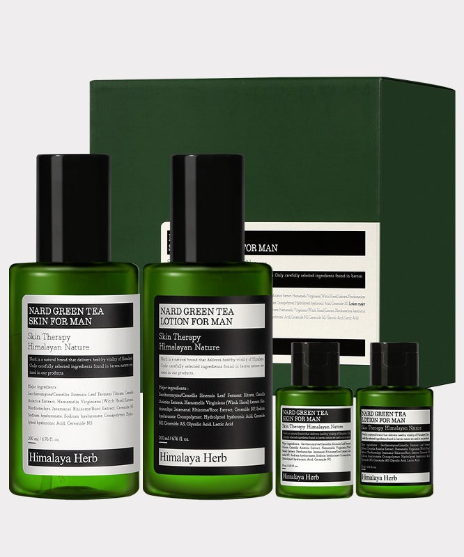 NARD  Green Tea Skin Lotion 2 Pieces Set For Men 200ml