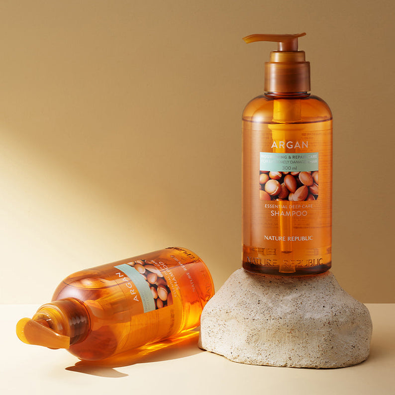 NATURE REPUBLIC Argan Essential Deep Care Shampoo 300ml disponible sur Ma petite Coree, ton Eshop 100% K-beauty en direct de Seoul