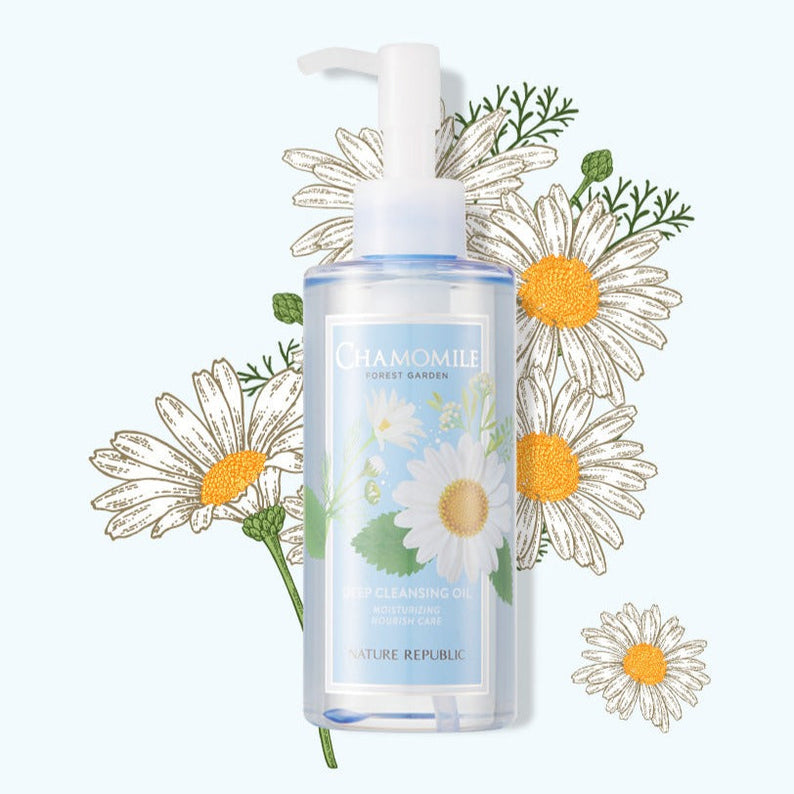 NATURE REPUBLIC Forest Garden Chamomile Cleansing Oil 200ml disponible sur Ma petite Coree, ton Eshop 100% K-beauty en direct de Seoul
