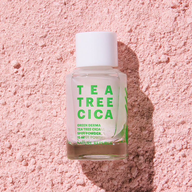 NATURE REPUBLIC Green Derma Tea Tree Cica Spot Powder 15ml disponible sur Ma petite Coree, ton Eshop 100% K-beauty en direct de Seoul