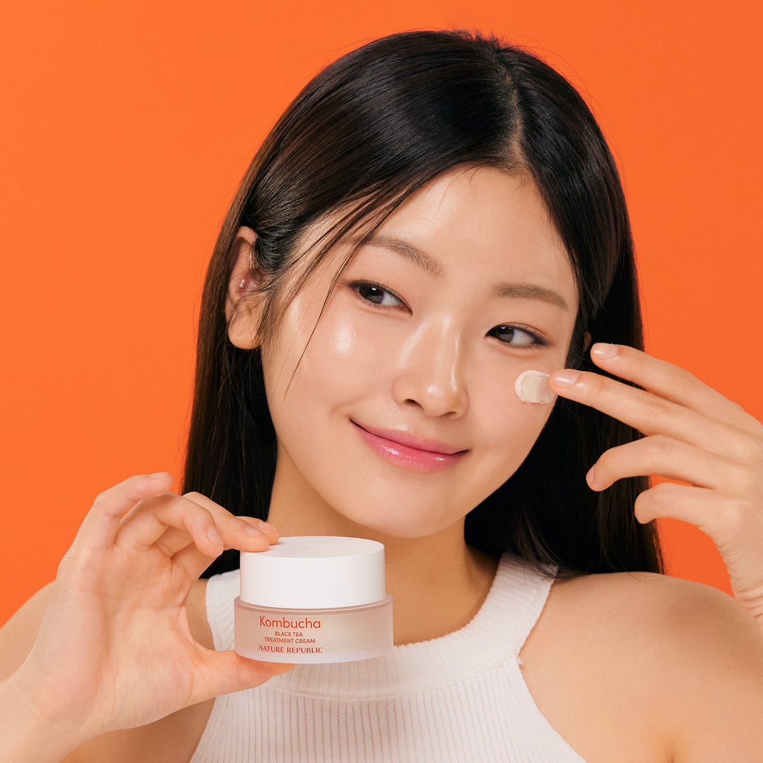 NATURE REPUBLIC Kombucha Black Tea Treatment Cream 50ml disponible sur Ma petite Coree, ton Eshop 100% K-beauty en direct de Seoul