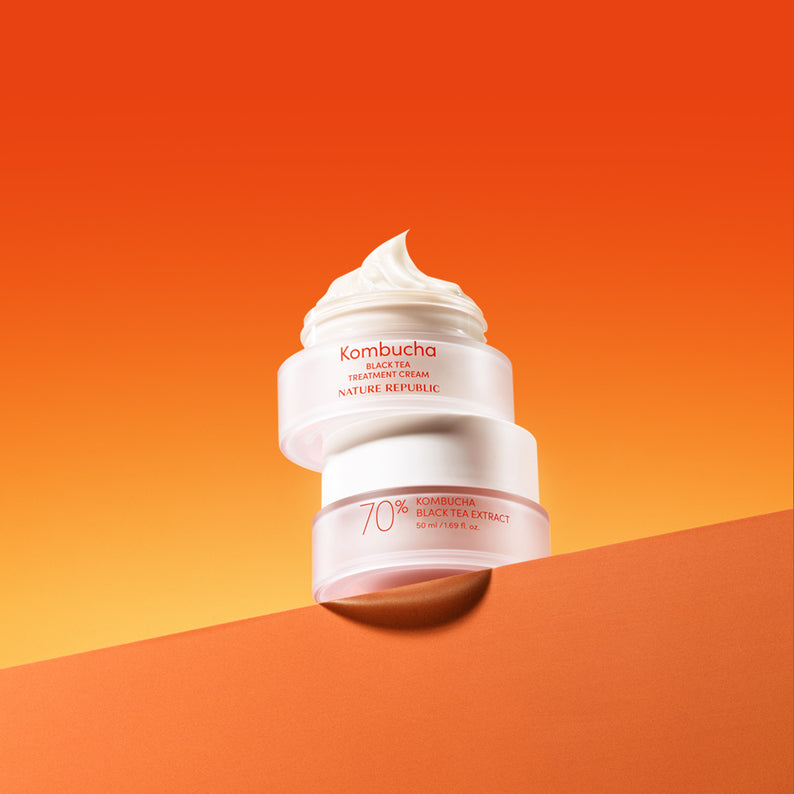 NATURE REPUBLIC Kombucha Black Tea Treatment Cream 50ml disponible sur Ma petite Coree, ton Eshop 100% K-beauty en direct de Seoul