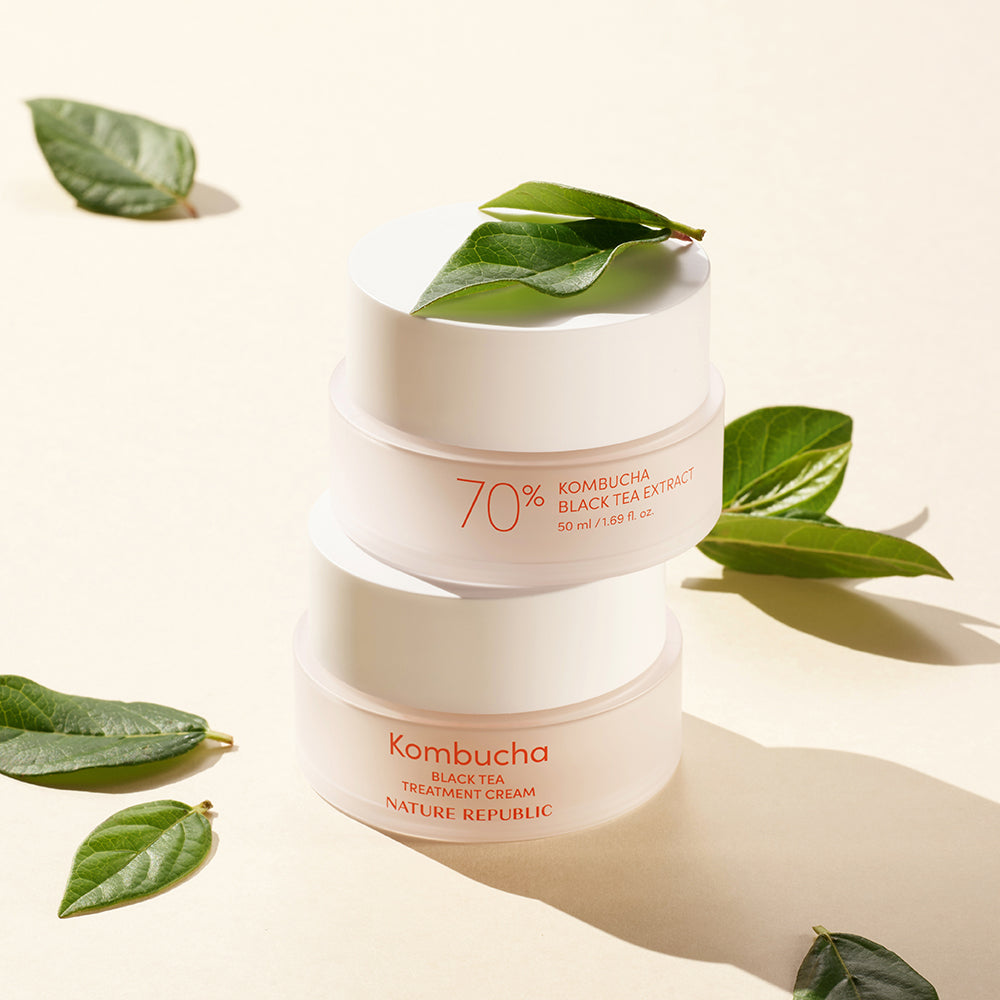 NATURE REPUBLIC Kombucha Black Tea Treatment Cream 50ml disponible sur Ma petite Coree, ton Eshop 100% K-beauty en direct de Seoul