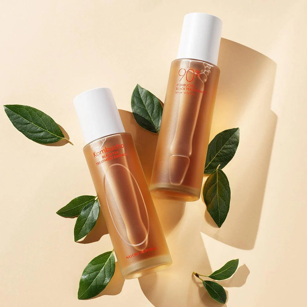 NATURE REPUBLIC Kombucha Black Tea Treatment Essence 140ml disponible sur Ma petite Coree, ton Eshop 100% K-beauty en direct de Seoul