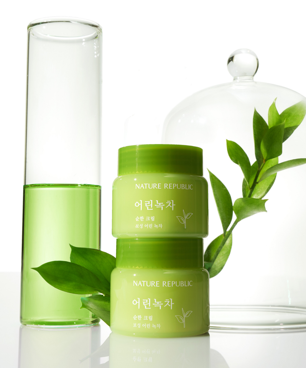 NATURE REPUBLIC Mild Green Tea Mild Cream 55ml disponible sur Ma petite Coree, ton Eshop 100% K-beauty en direct de Seoul