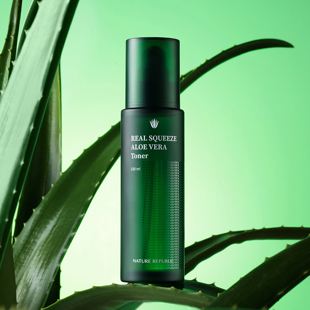 NATURE REPUBLIC Real Squeee ALoe Vera Toner 150ml disponible sur Ma petite Coree, ton Eshop 100% K-beauty en direct de Seoul