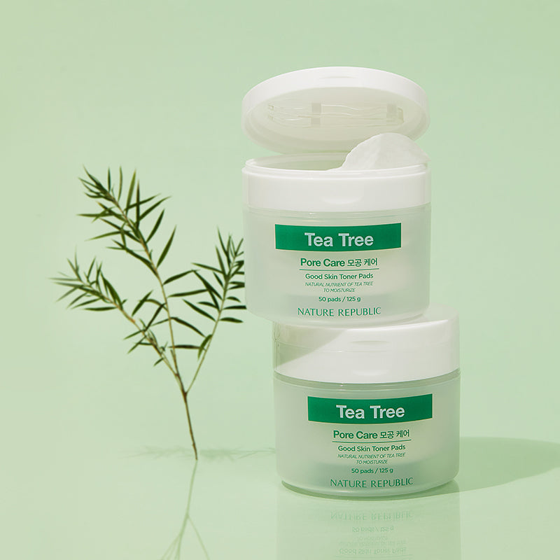 NATURE REPUBLIC Good Skin Tea Tree Toner Pads 125g on sales on our Website !