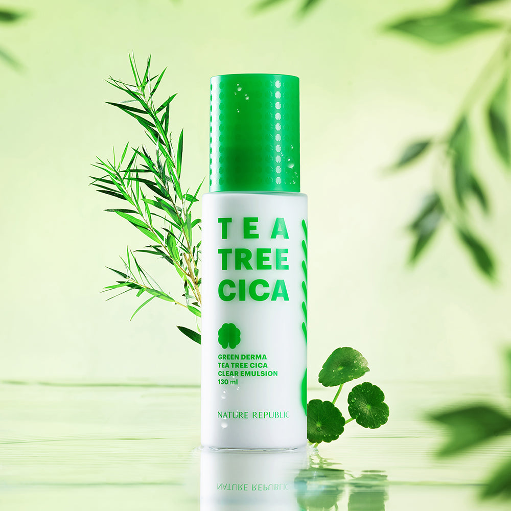 NATURE REPUBLIC Green Derma Tea Tree Cica Clear Emulsion 130ml on sales on our Website !