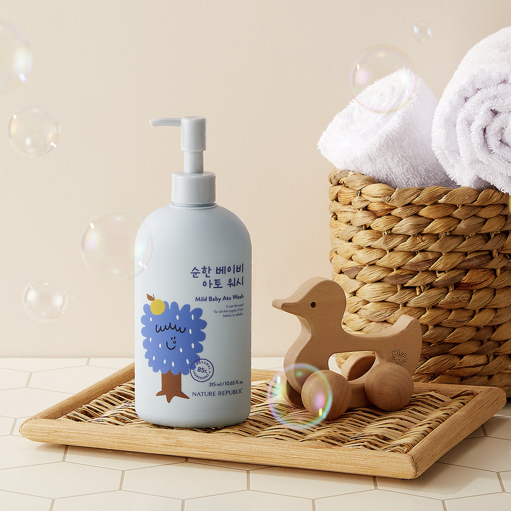 NATURE REPUBLIC Mild Baby Ato Wash 315ml on sales on our Website !