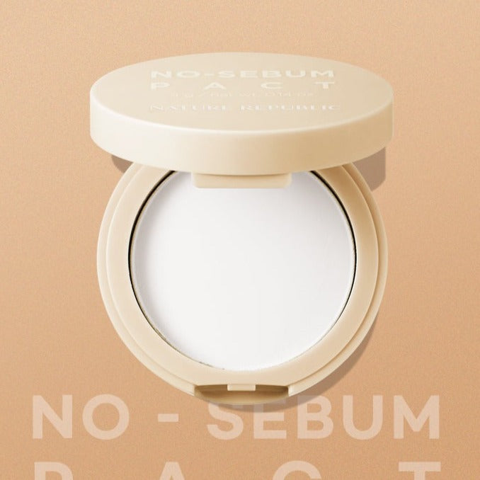 NATURE REPUBLIC Tea Tree No Sebum Powder Pact 4g on sales on our Website !