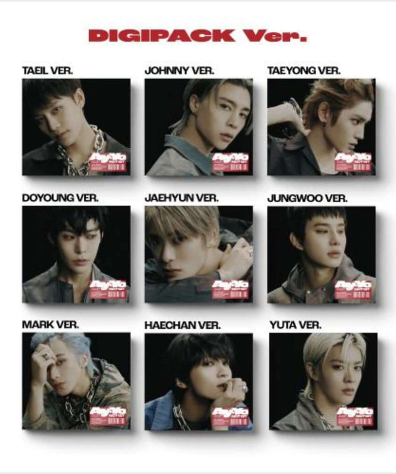 NCT 127 - 4th Album [Ay-Yo] (Digipack Ver.)(Set of 9) - Album Kpop, coffret Digipack : photos des membres.