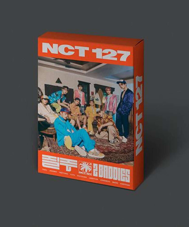 NCT 127 - 4th Full Album [2 Baddies] (NEMO Ver.) - Album Kpop, pack NCT 127 sur fond gris, visuel groupe