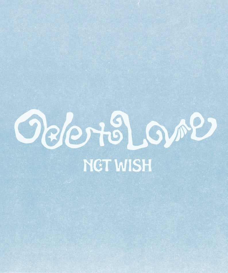 NCT WISH - 1st Album [Ode to Love] (SMini Ver.)(Smart Album) (Random 1 of 6) - Album Kpop, pochette “Odetolove” bleue