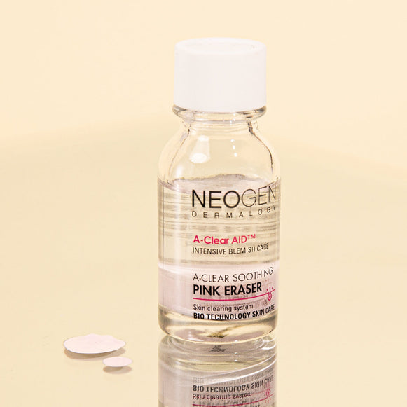 NEOGEN A Clear Soothing Pink Eraser 15ml disponible sur Ma petite Coree, ton Eshop 100% K-beauty en direct de Seoul