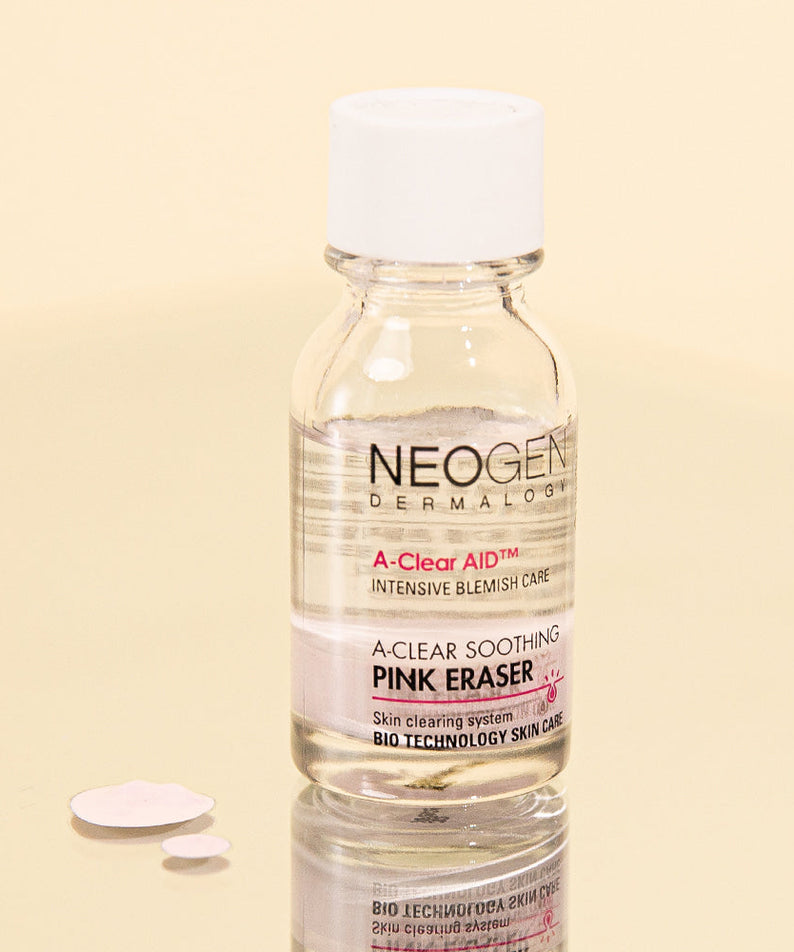 NEOGEN A Clear Soothing Pink Eraser 15ml disponible sur Ma petite Coree, ton Eshop 100% K-beauty en direct de Seoul