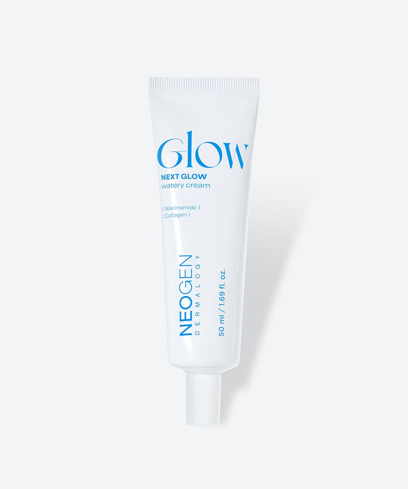NEOGEN Next Glow Moisture Cream 50ml, tube crème hydratante sur fond clair, marque NEOGEN, visuel produit.