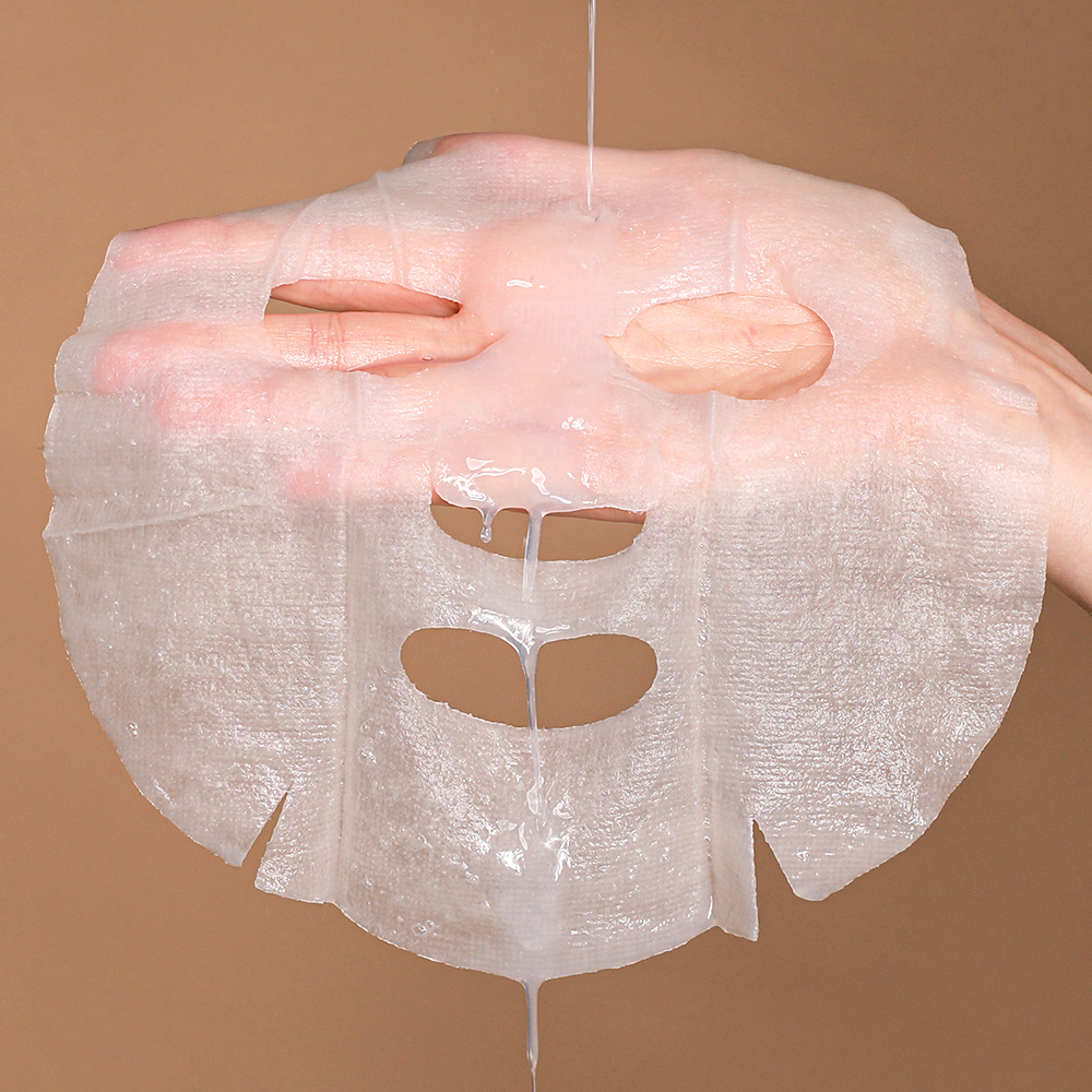 NEOGEN Real Heartleaf Soothing Mask 5 Packs, marque coréenne, masque en tissu apaisant sur peau, photo produit.