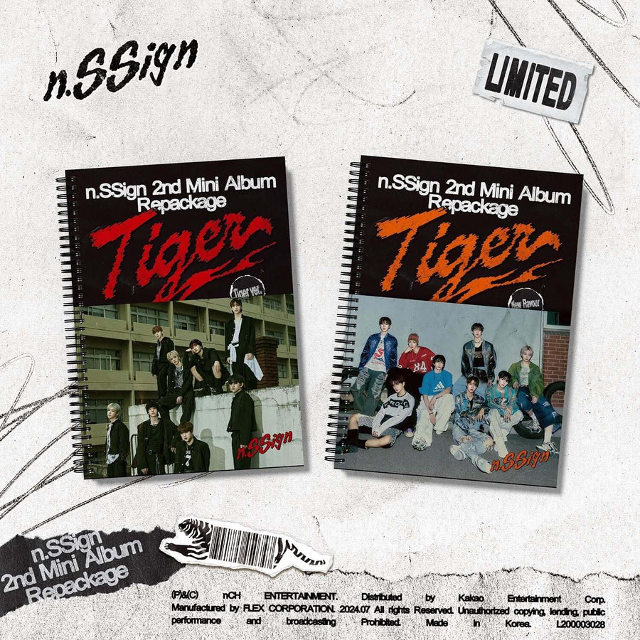 N.SSIGN - 2nd Album [Tiger] (Random) - Album Kpop