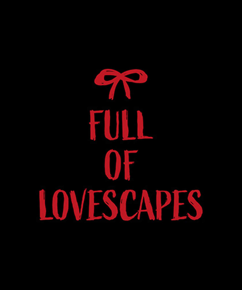 NTX - 1st Album [FULL OF LOVESCAPES] Special Edition - Album Kpop, visuel noir rouge avec texte Full of Lovescapes.