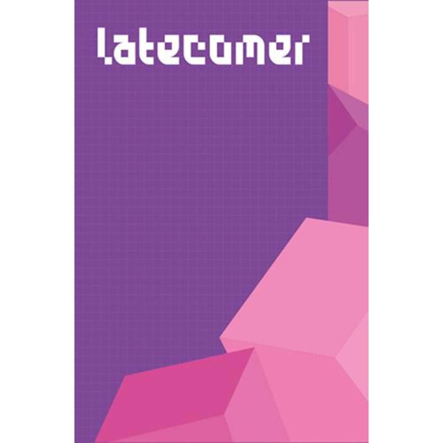 NTX - 1st Album [LATECOMER] (META ALBUM) (Platform ver.) - Album Kpop, couverture violette et rose abstraite, brand NTX