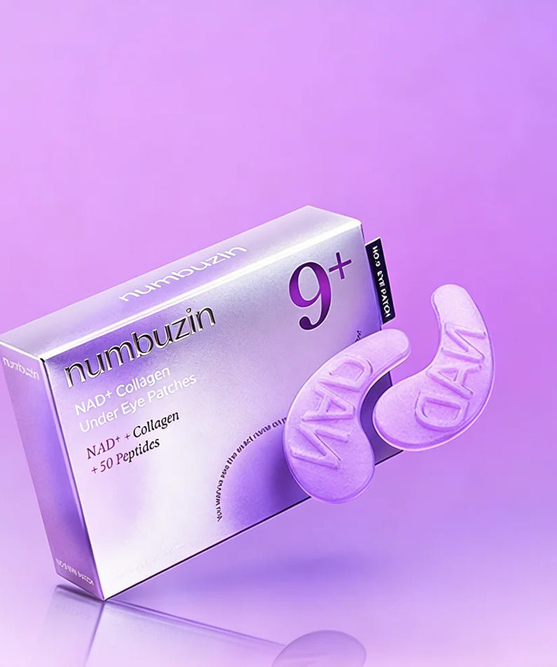 NUMBUZIN No. 9 NAD Collagen Overnight Selfie Patch de la marque Numbuzin, photo produit sur fond violet