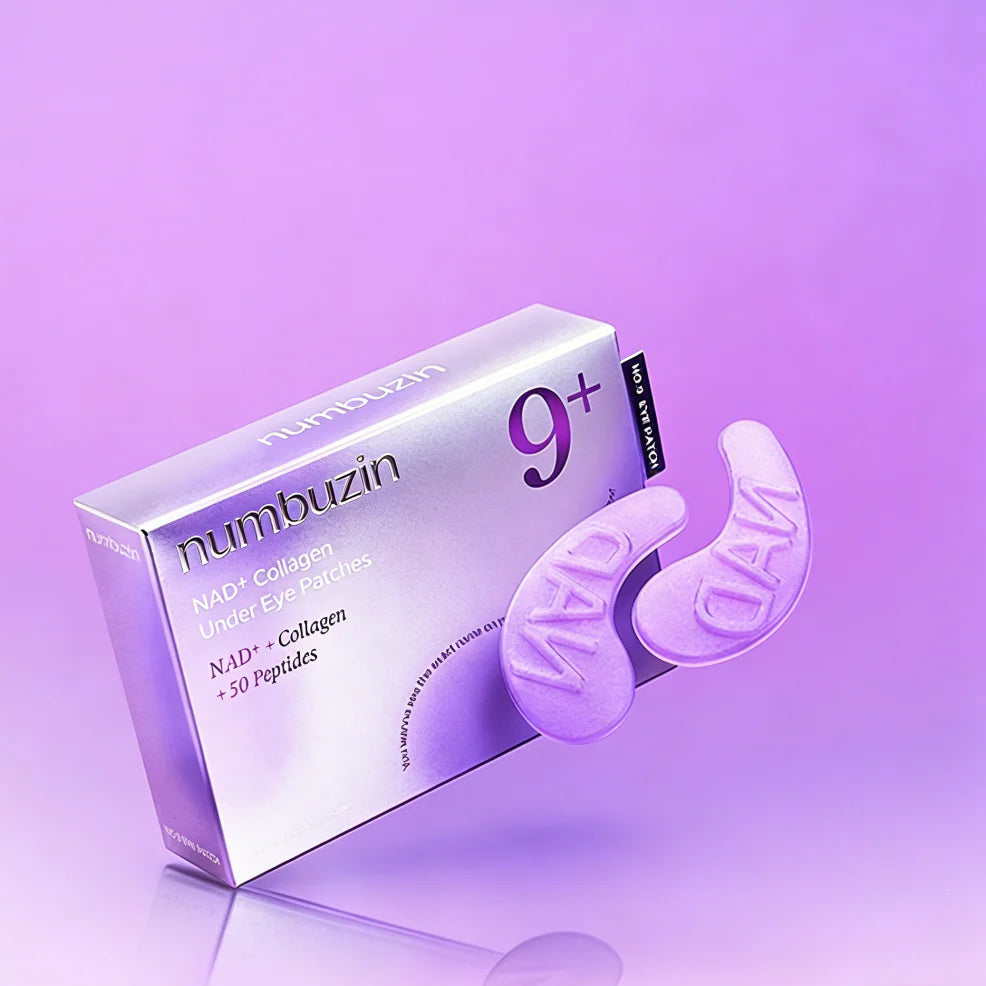 NUMBUZIN No. 9 NAD Collagen Overnight Selfie Patch de la marque Numbuzin, photo produit sur fond violet