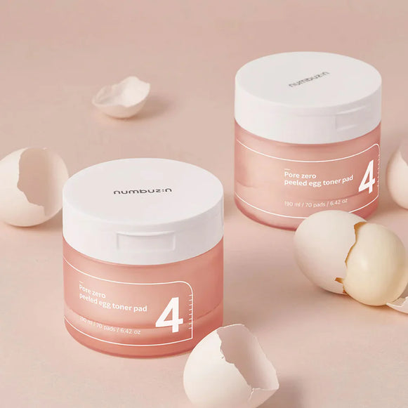 NUMBUZIN No.4 Pore Zero Peeled Egg Toner Pad disponible sur Ma petite Coree, ton Eshop 100% K-beauty en direct de Seoul
