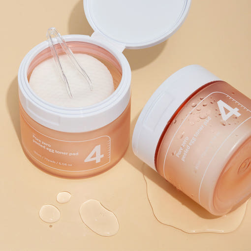 NUMBUZIN No.4 Pore Zero Peeled Egg Toner Pad disponible sur Ma petite Coree, ton Eshop 100% K-beauty en direct de Seoul