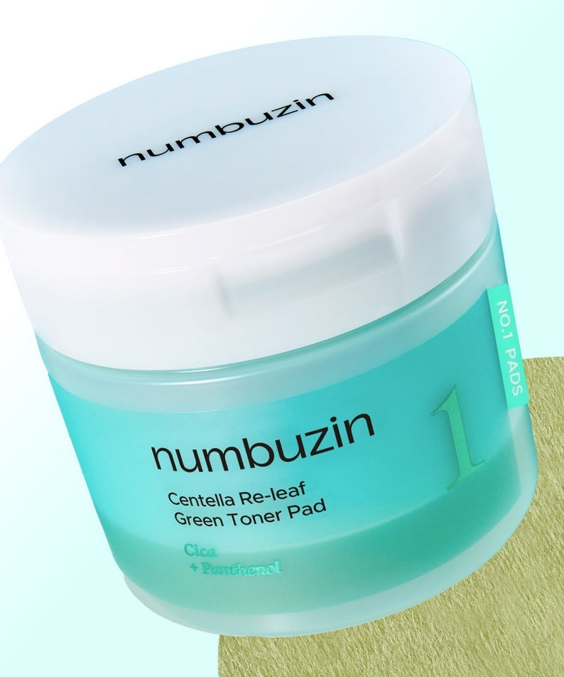 NUMBUZIN No.1 Centella Re-leaf Green Toner Pad 70 Sheets, soins de la peau, produit beauté
