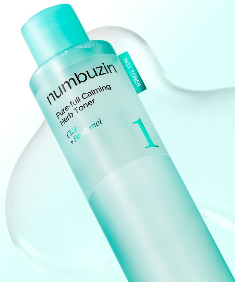 NUMBUZIN No.1 True Clear Toner 300ml, hydratant et apaisant, parfait pour une peau éclatante, formule douce au panthénol et cica.