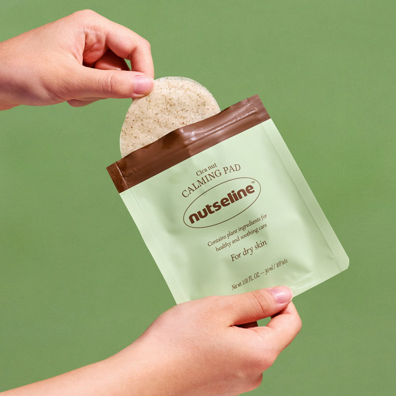 NUTSELINE Cica Nut Calming Pads disponible sur Ma petite Coree, ton Eshop 100% K-beauty en direct de Seoul