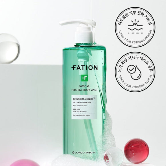 FATION Nosca9 Trouble Body Wash 490ml en stock sur Ma Petite Corée