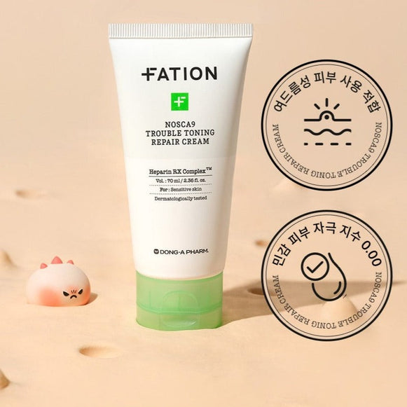 FATION Nosca9 Trouble Toning Repair Cream 70ml en stock sur Ma Petite Corée