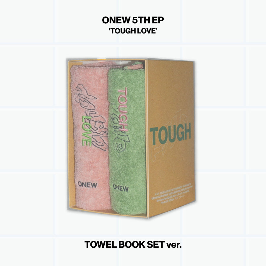 ONEW - 5th Mini Album [TOUGH LOVE] (TOWEL BOOK SET Ver.) - Album Kpop