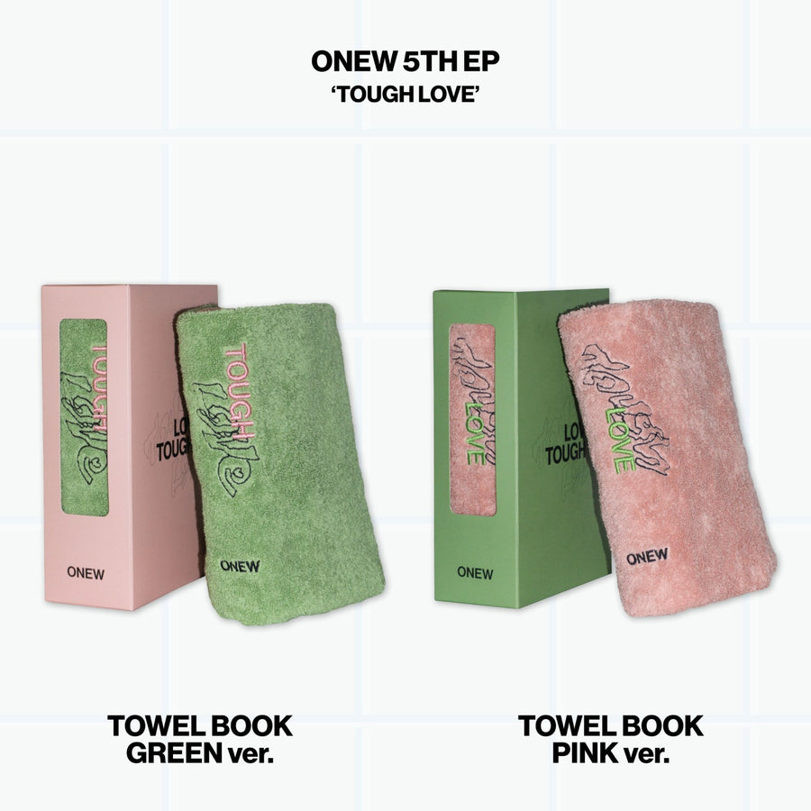 ONEW - 5th Mini Album [TOUGH LOVE] (TOWEL BOOK Ver.) - Album Kpop