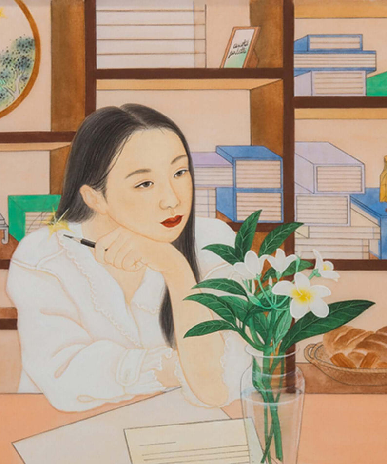 ORIENTAL PALETTE - [Oriental Palette] - Album Kpop, couverture avec portrait, fleurs et décor, style oriental par ORIENTAL PALETTE.