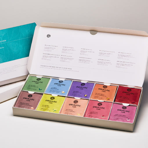 OSULLOC Premium Tea Collection Set 40p disponible sur Ma petite Coree, ton Eshop 100% K-beauty en direct de Seoul