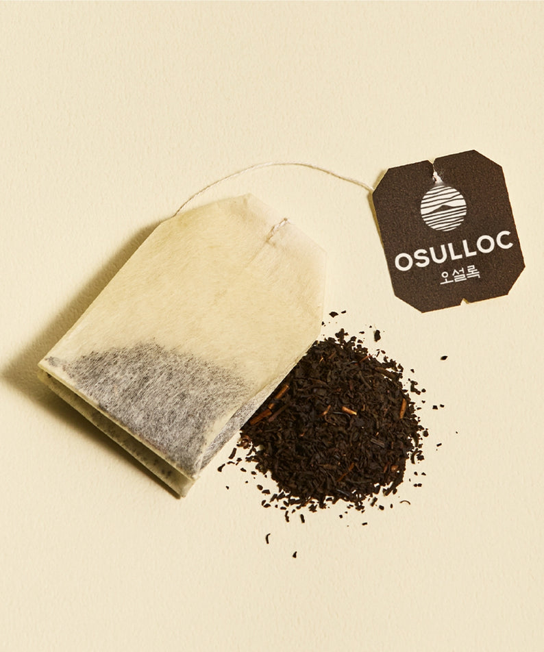 Thé OSULLOC Yuja Earl Grey 20 p, sachet de thé avec feuilles, parfum citron et bergamote séduisant, infusion premium