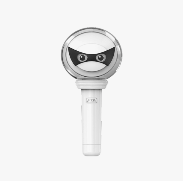 P1HARMONY Official Lightstick ver.2, lightstick officiel blanc et argent, visuel de face sur fond clair